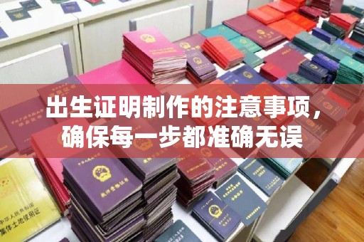 彭泽出生证明制作的注意事项，确保每一步都准确无误