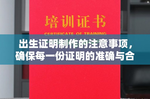 彭泽出生证明制作的注意事项，确保每一份证明的准确与合法