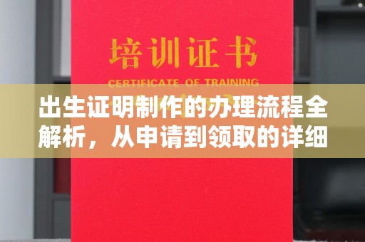 彭泽出生证明制作的办理流程全解析，从申请到领取的详细指南