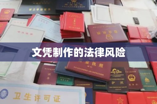 彭泽文凭制作的法律风险
