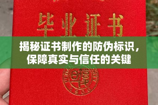 彭泽揭秘证书制作的防伪标识，保障真实与信任的关键