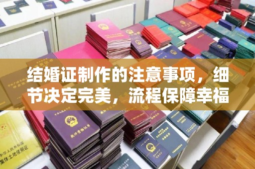 彭泽结婚证制作的注意事项，细节决定完美，流程保障幸福