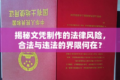 彭泽揭秘文凭制作的法律风险，合法与违法的界限何在？