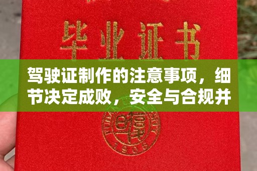 彭泽驾驶证制作的注意事项，细节决定成败，安全与合规并重