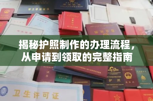 彭泽揭秘护照制作的办理流程，从申请到领取的完整指南