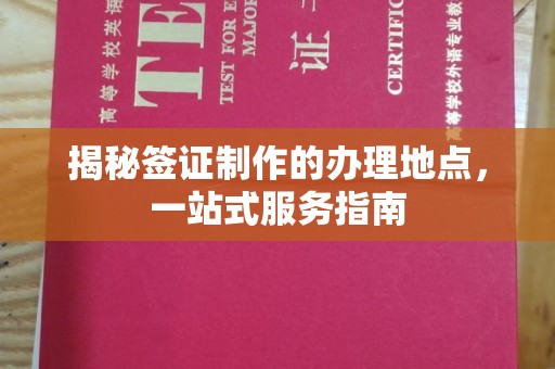 彭泽揭秘签证制作的办理地点，一站式服务指南
