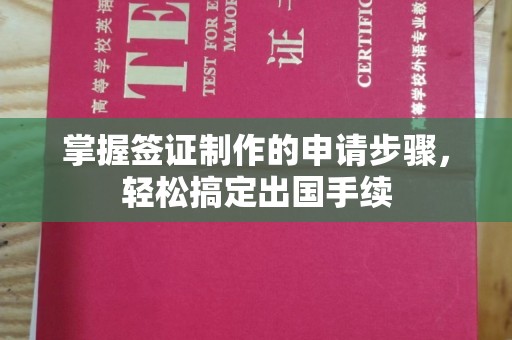 彭泽掌握签证制作的申请步骤，轻松搞定出国手续